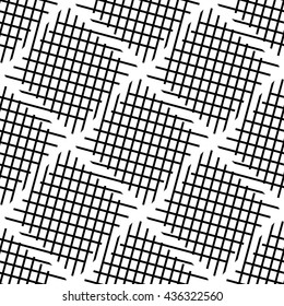 Seamlessly repeatable geometric pattern - Abstract monochrome background, texture