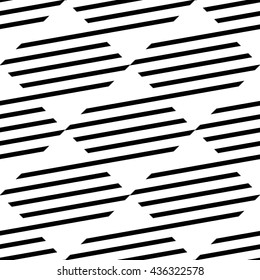 Seamlessly repeatable geometric pattern - Abstract monochrome background, texture