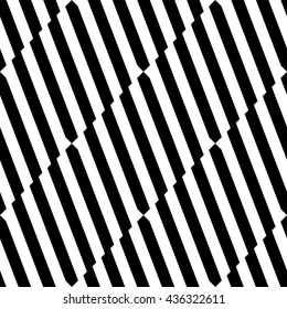 Seamlessly repeatable geometric pattern - Abstract monochrome background, texture