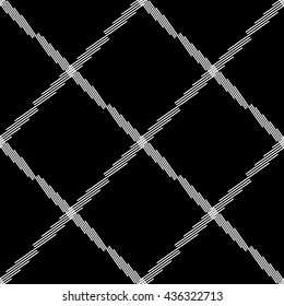 Seamlessly repeatable geometric pattern - Abstract monochrome background, texture