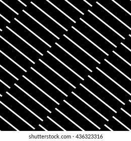 Seamlessly repeatable geometric pattern - Abstract monochrome background, texture