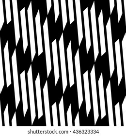 Seamlessly repeatable geometric pattern - Abstract monochrome background, texture