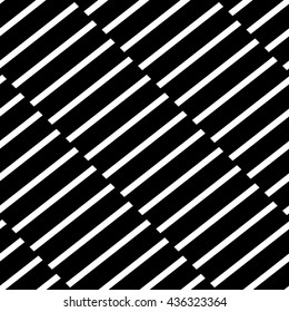 Seamlessly repeatable geometric pattern - Abstract monochrome background, texture