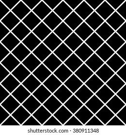 Seamlessly repeatable grid, mesh pattern. Simple lattice, grillage texture. Vector.