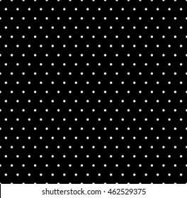 Seamlessly repeatable pattern with dots, circles. Monochrome abstract illustration in speckled, halftone style. Geometric pointillist texture.