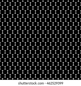 Seamlessly repeatable pattern with dots, circles. Monochrome abstract illustration in speckled, halftone style. Geometric pointillist texture.