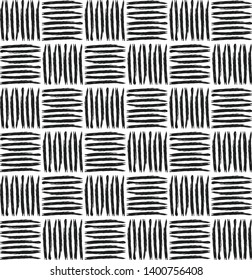Seamlessly repeatable pattern with squares of grungy, sketchy lines