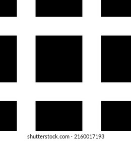 Seamlessly, repeatable squares halftone geometric background pattern and texture vector illustration