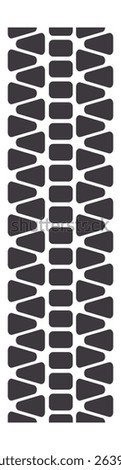 Seamlessly repeating tire tread texture creating a vertical pattern, perfect for backgrounds focusing on automotive, racing, and transportation themes, enhancing design projects with modern style