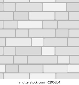 Seamlessly vector bricken wall background