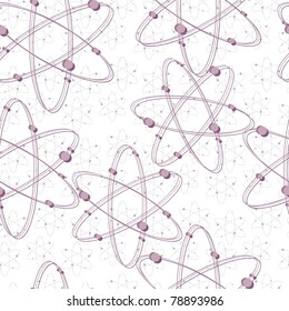 Seamlessly wallpaper mathematics on white