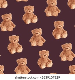 SeamlessTeddy Bears Pattern 11 June 2025