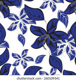 Seamples Flower illustration  Floral Pattern Texture Art