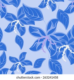 Seamples Flower illustration  Floral Pattern Texture Art