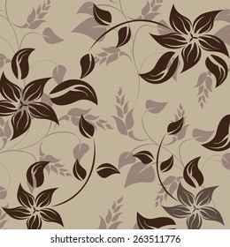Seamples Flower illustration  Floral Pattern Texture Art