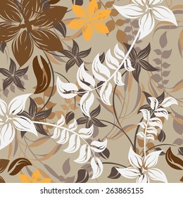 Seamples Flower illustration  Floral Pattern Texture Art
