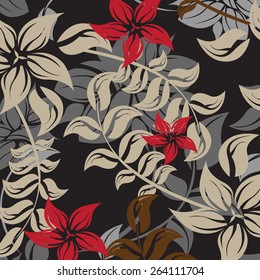 Seamples Flower illustration  Floral Pattern Texture Art