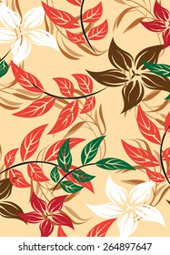 Seamples Flower illustration  Floral Pattern Texture Art