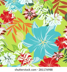 Seamples Flower Pattern 