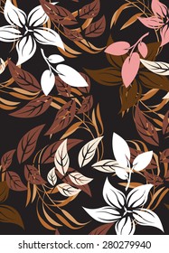 Seamples Flower Vector Pattern 