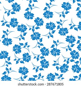 Seamples Flower vector  Pattern 