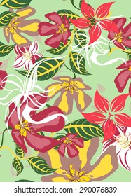 Seamples flower vector pattern texture