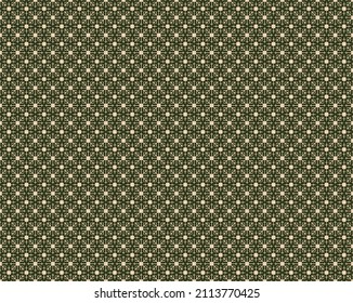 Hexágono de patrón Seampless con estrella Flor arte geométrico para uso textil de cojín, etc.