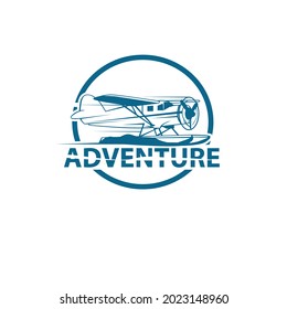 seaplane, an illustration of logo templates