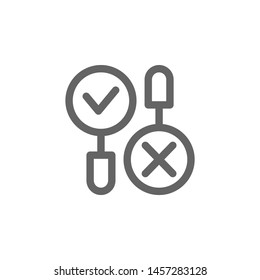 Search add no icon. Element of simple icon