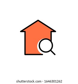 Suchadresse-Symbol für die Suche nach allem Symbol-Paket