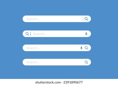Search Address and navigation bar icon for UI UX design and web site.