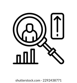 search analytic icon for your website, mobile, presentation, and logo design.