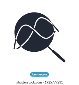 icono de análisis de búsqueda. estadística, plantilla de símbolo analítico para la colección de diseño gráfico y web ilustración vectorial