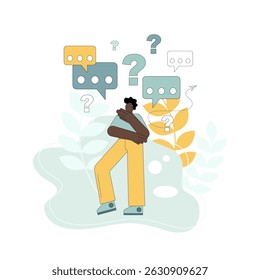 Search for answers to questions. Analysis of the situation. Doubt. Statement of a question