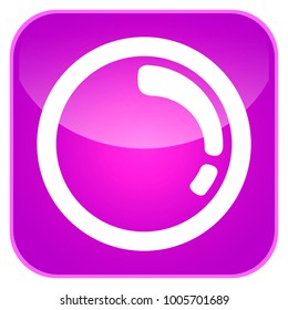 Search app icon for smartphones, Vector illustration