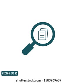 Search Archive Icon Vector Design Element Logo Template
