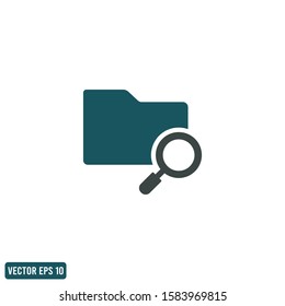 Search Archive Icon Vector Design Element Logo Template