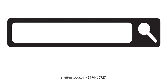 Suchen, Suchfeld. Internetsuche. Bearbeitbare Vektorgrafiken.