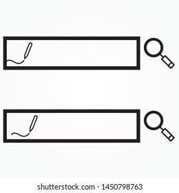 Search bar. search Browser Icon. Search Bar Icon. Graphic Element Illustration As A Simple Vector Sign & Trendy Symbol for Design and Websites, Presentation or Mobile Application.