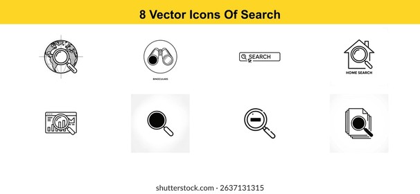 The Search Bar Companion: Vector Icons