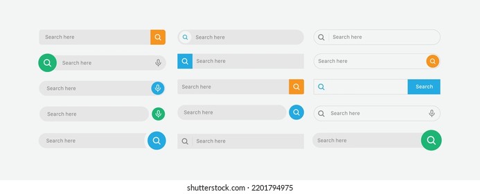 Suchleiste-Design-Vorlage Navigationsformular für UPS und Website