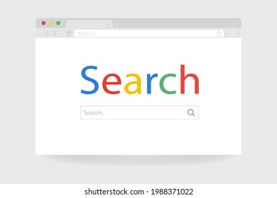 284 Chrome browser template Images, Stock Photos & Vectors | Shutterstock