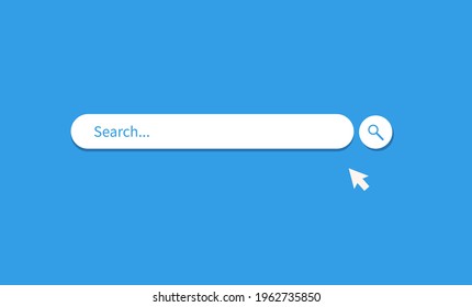 Search bar design element. Search Bar for website and UI, mobile apps. Vector illustration