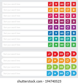 search bar design element for websites and mobile applications