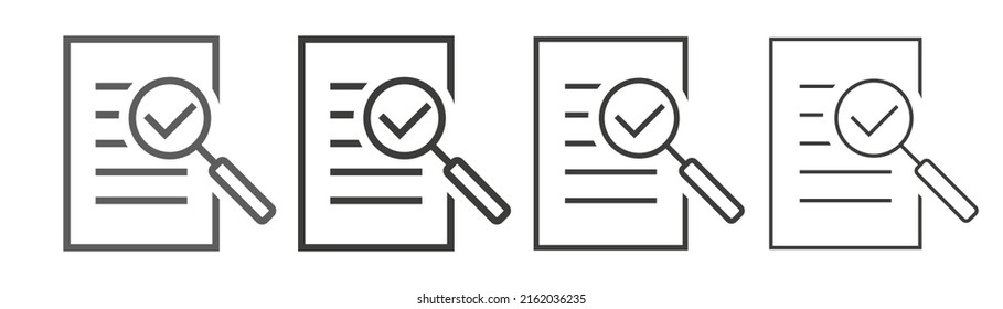 Search Bar Document Icons Collection