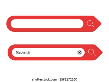 Search bar, element of user interface, vector
