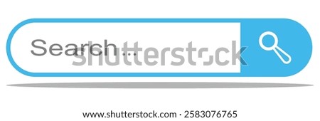 Search bar graphic design element. Vector line. Search Bar. Examine, Magnifier, Business, Search Engine, Icon, Web, Internet, Website, Explore. magnifying glass and voice  microphone Search. EPS 10