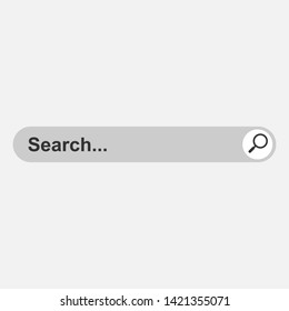 Search Bar Icon. Graphic Element Illustration As A Simple Vector Sign & Trendy Symbol for Design and Websites, Presentation or Mobile Application.