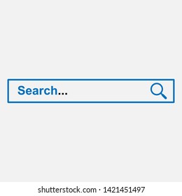 Search Bar Icon. Graphic Element Illustration As A Simple Vector Sign & Trendy Symbol for Design and Websites, Presentation or Mobile Application.