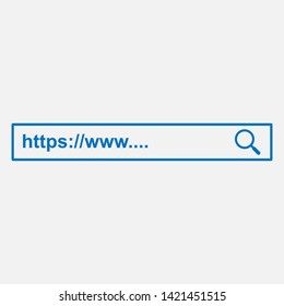 Search Bar Icon. Graphic Element Illustration As A Simple Vector Sign & Trendy Symbol for Design and Websites, Presentation or Mobile Application.